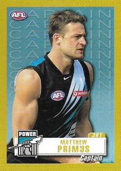2001 ESP AFL Team & Player Stickers #281 Matthew Primus Front